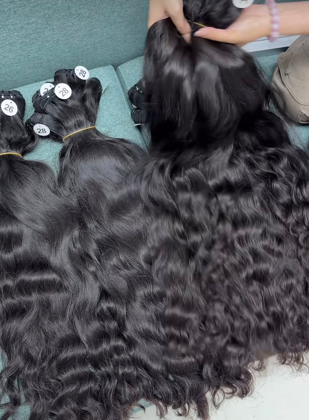 RAW INDIAN CURLY BUNDLES