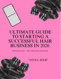 E-BOOK ULTIMATE GUIDE TO A SUCCESSFUL HAIR BUSINESS 💌