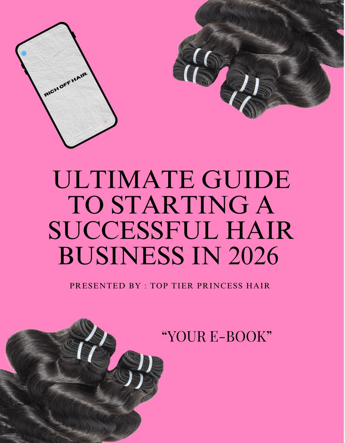 E-BOOK ULTIMATE GUIDE TO A SUCCESSFUL HAIR BUSINESS 💌